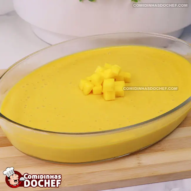 Mousse de Manga da Fruta