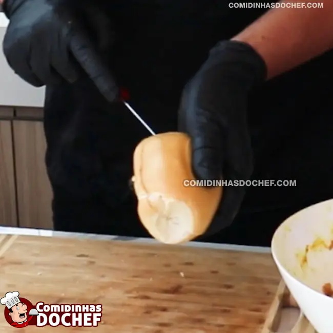 Pão com Linguiça na Churrasqueira - Passo 4