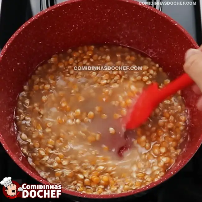Pipoca de Leite Ninho Gourmet - Passo 2