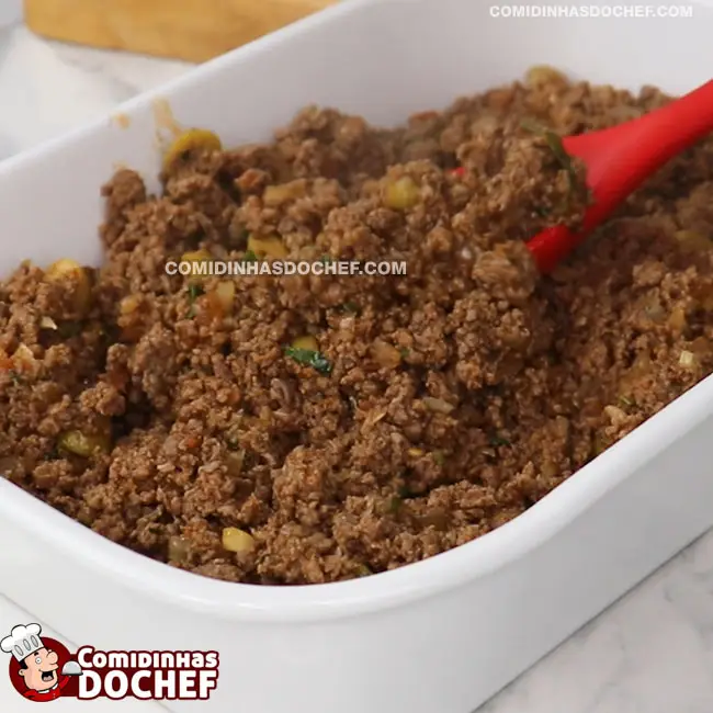 Recheio de Carne Moída para Panqueca - Passo 9