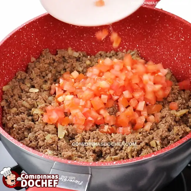 Recheio de Carne Moída para Torta - Passo 6