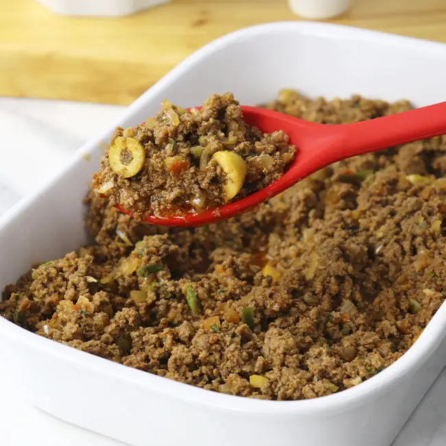 Recheio de Carne Moída para Panqueca