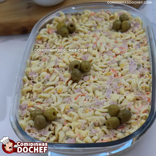 Salada de Macarrão Cremoso - Passo 5