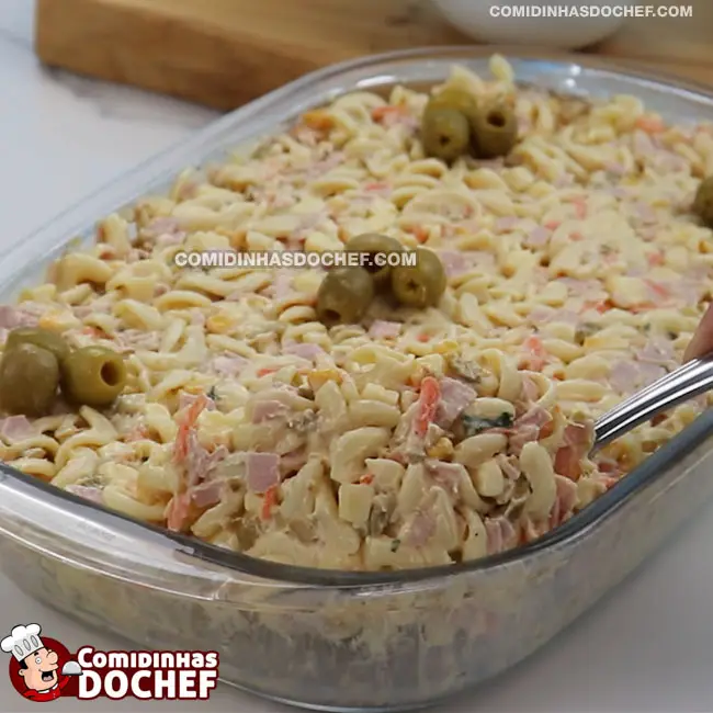 Salada de Macarrão Fria - Passo 6