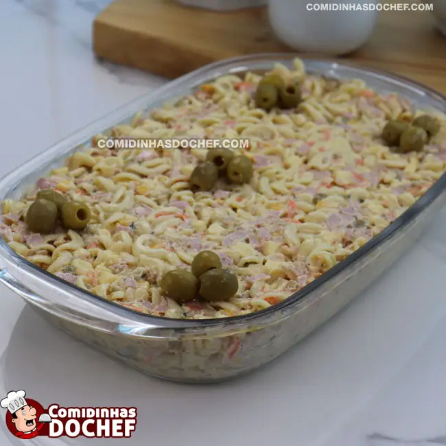 Salada de Macarrão Gelado - Passo 5