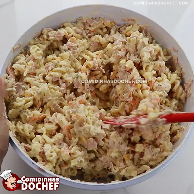 Salada de Macarrão para Churrasco - Passo 3