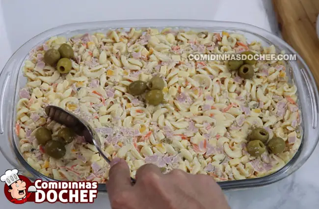 Salada de Macarrão para Churrasco - Passo 5