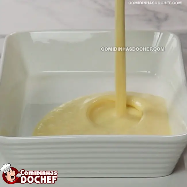 Sobremesa de Pêssego com Creme de Leite - Passo 4