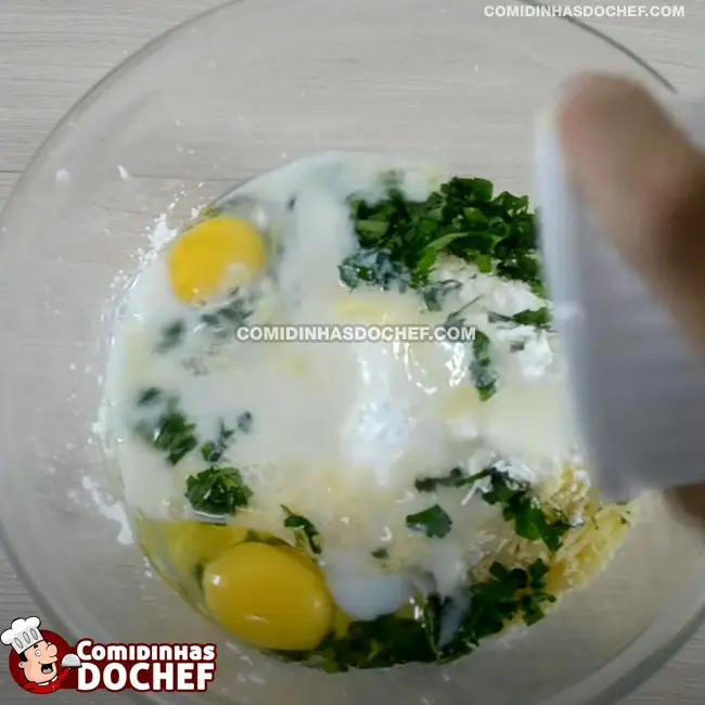 Bolinho de Arroz Crocante - Passo 1