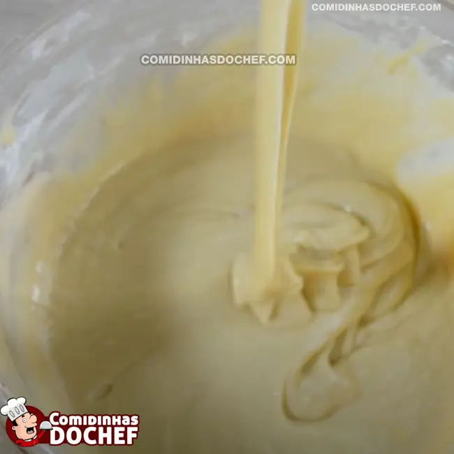 Bolinho de Chuva Doce - Passo 3