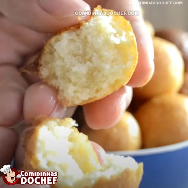 Bolinho de Chuva Doce - Passo 5