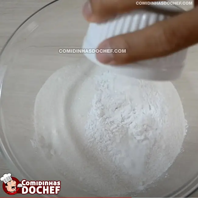 Bolinho de Chuva Simples - Passo 1