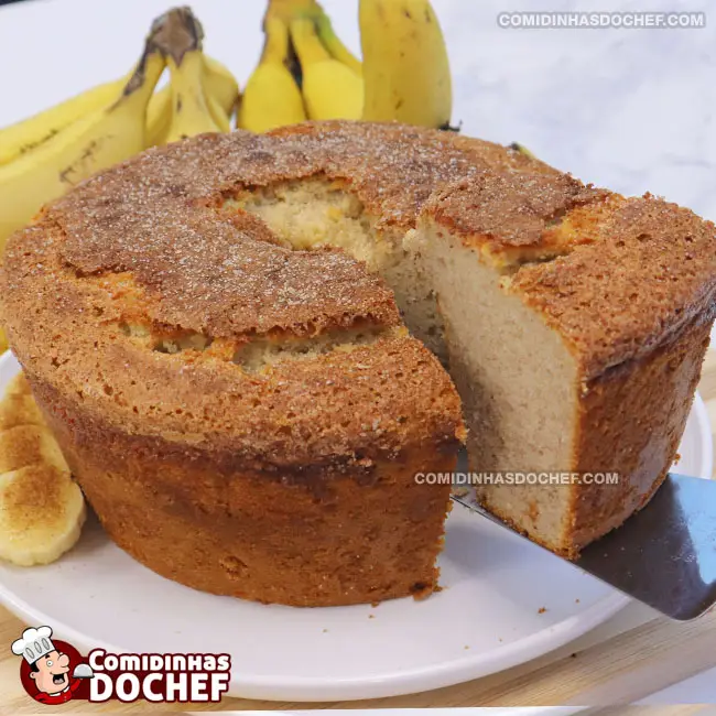 Bolo de Banana Nanica