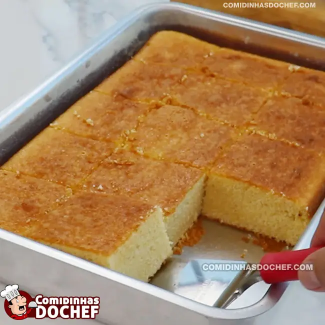 Bolo de Fubá Fofo - Passo 6