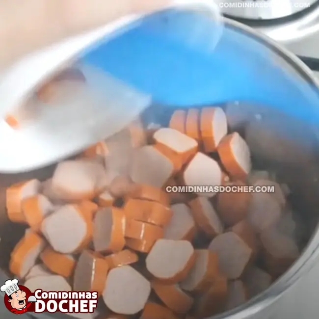 Molho de Salsicha para Comer com Arroz - Passo 4