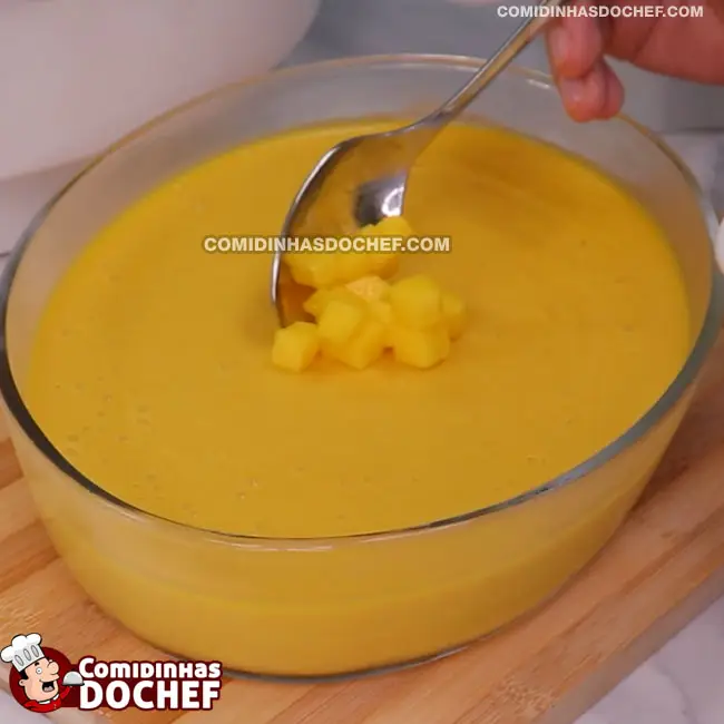 Mousse de Manga Natural - Passo 6