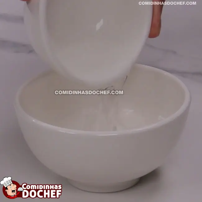 Mousse de Manga da Fruta - Passo 1