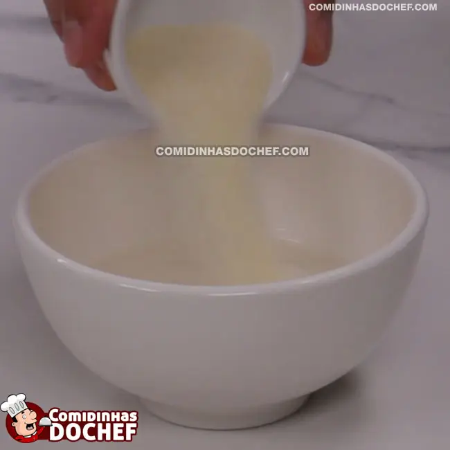 Mousse de Manga da Fruta - Passo 2