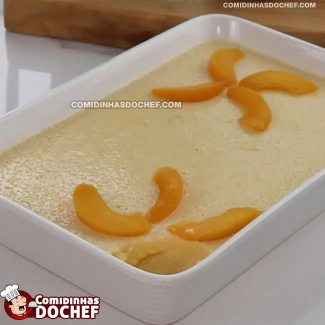 Mousse de Pêssego com Gelatina - Passo 6