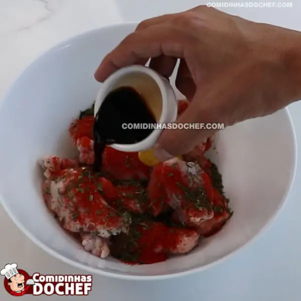 Coxa de Frango Frita - Passo 1