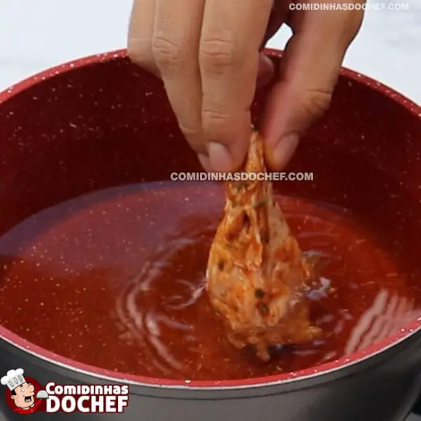 Coxa de Frango Frita - Passo 4