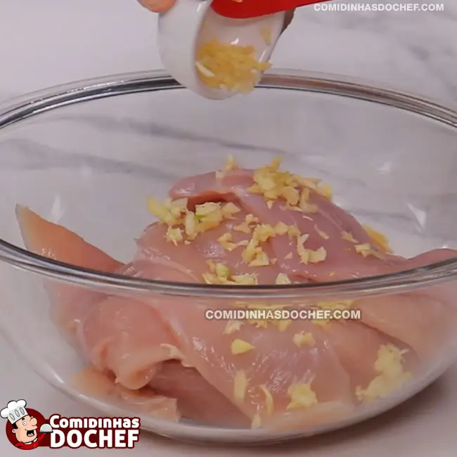 Filé de Frango Suculento - Passo 2