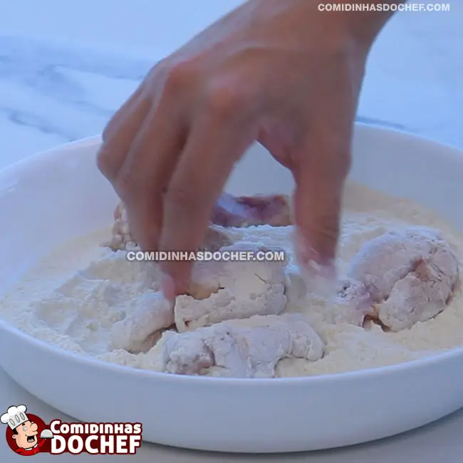 Frango Frito Crocante - Passo 6