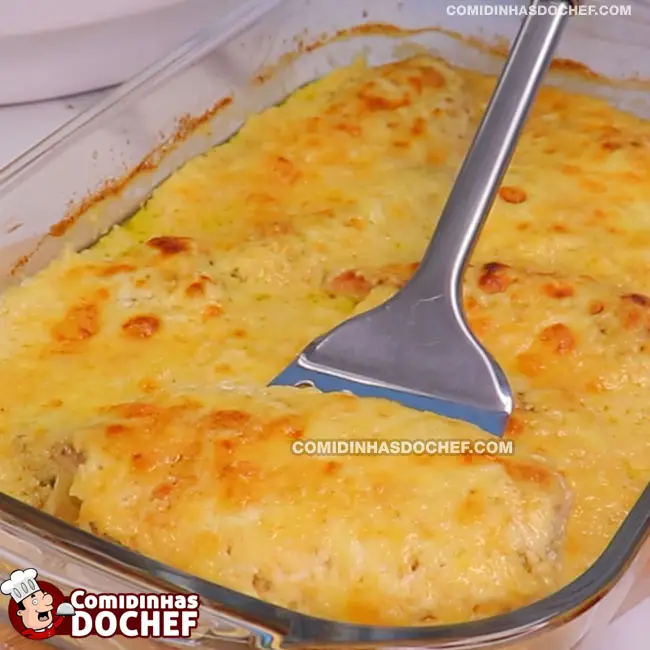 Frango Gratinado com Requeijão - Passo 8
