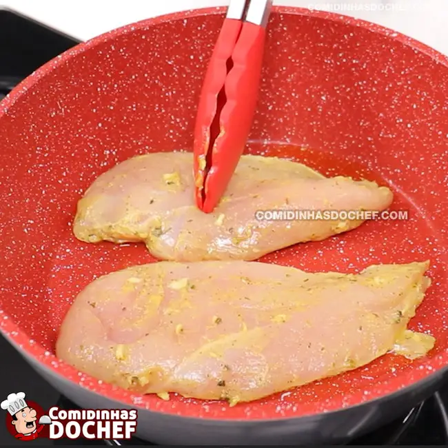 Frango Gratinado com Requeijão - Passo 1