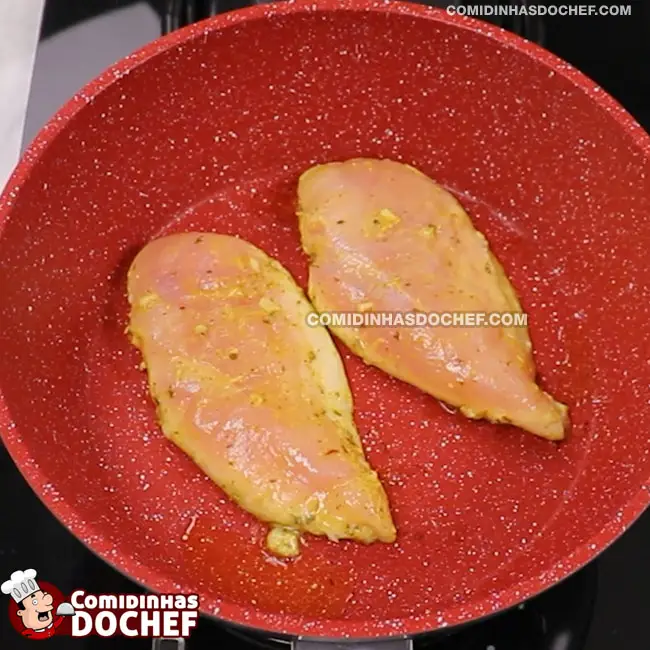 Frango Gratinado com Requeijão - Passo 2