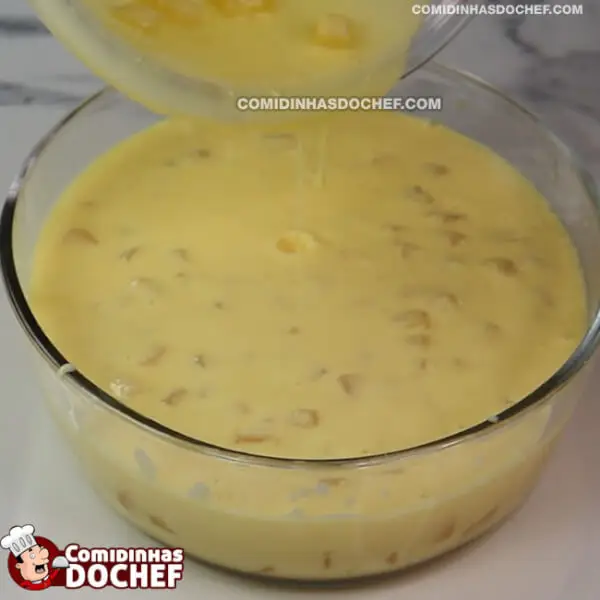 Gelado de Abacaxi Simples - Passo 8