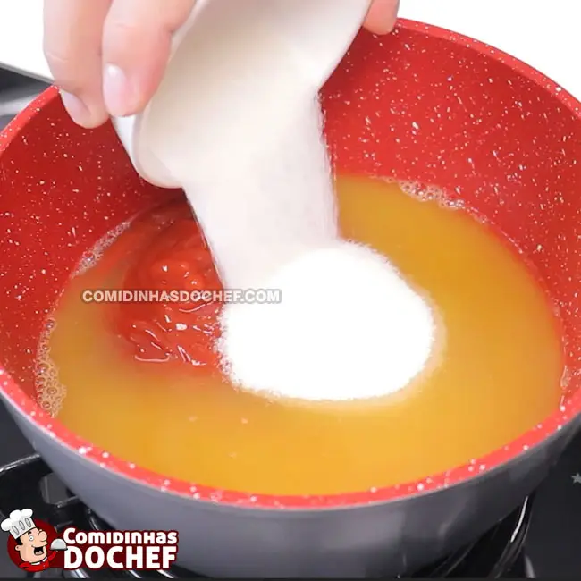 Molho Agridoce para Carne de Porco - Passo 3