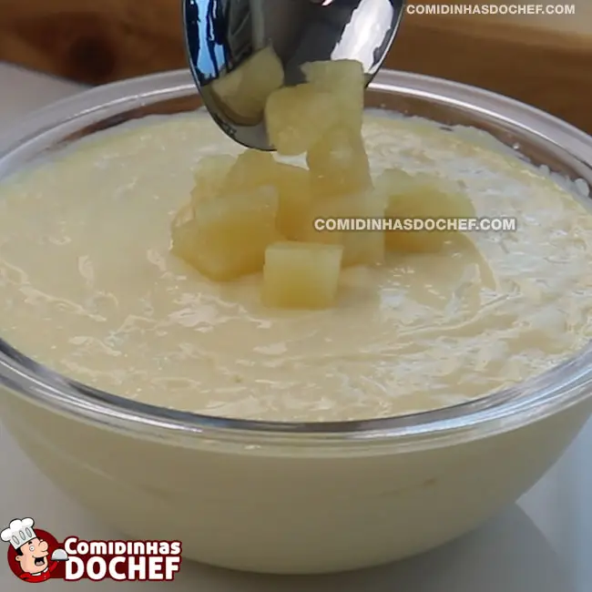 Mousse de Abacaxi Fácil e Rápido - Passo 5