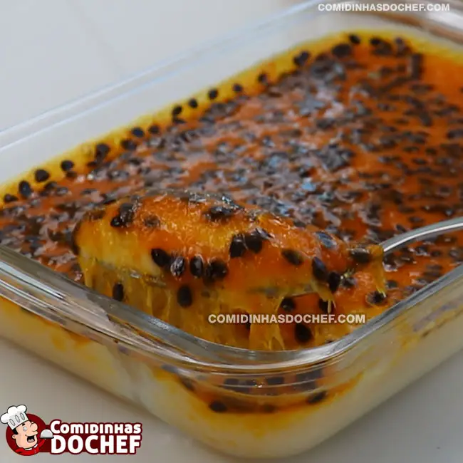 Mousse de Maracujá com Creme de Leite - Passo 5