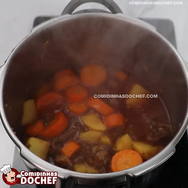 Patinho na Panela de Pressão - Passo 10