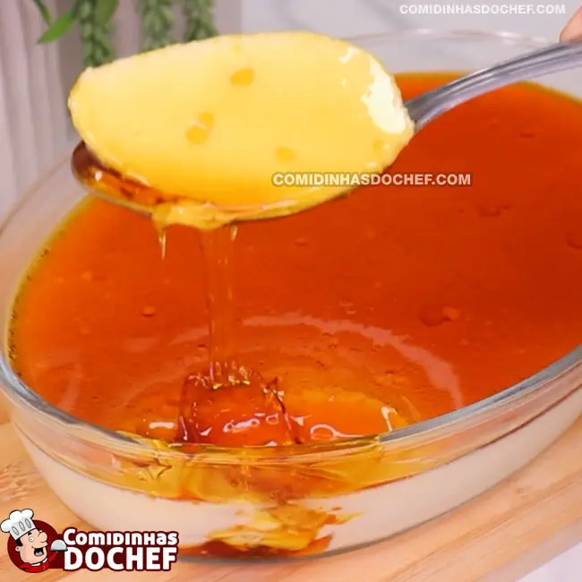 Pudim de Travessa Que Não Vai ao Forno - Passo 9