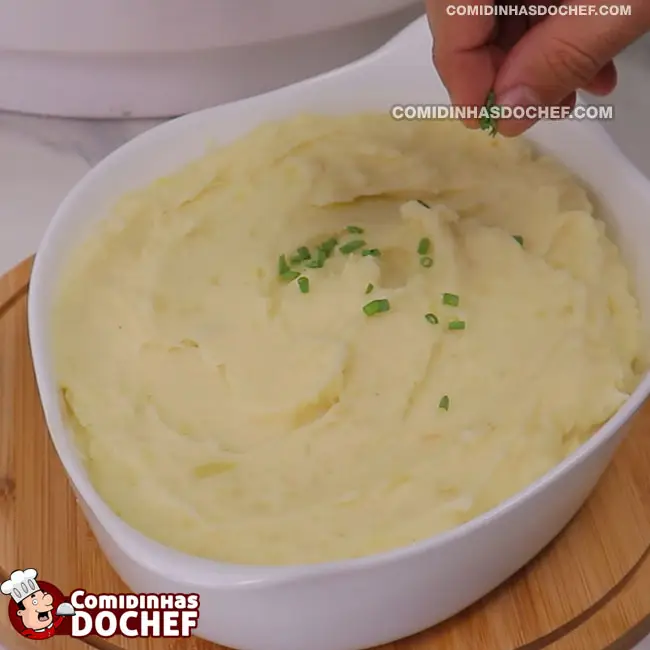 Purê de Batata Tradicional - Passo 9