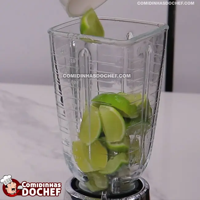 Limonada Suiça com Leite Condensado - Passo 2
