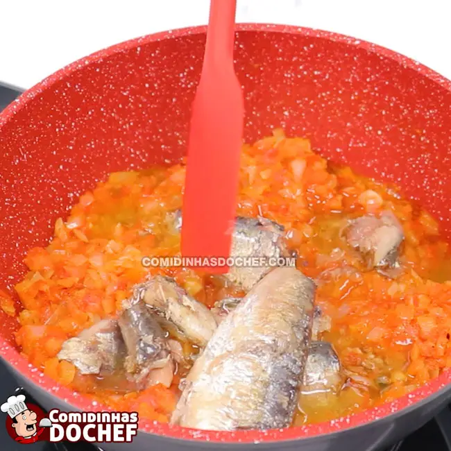 Macarronada com Sardinha Enlatada - Passo 6