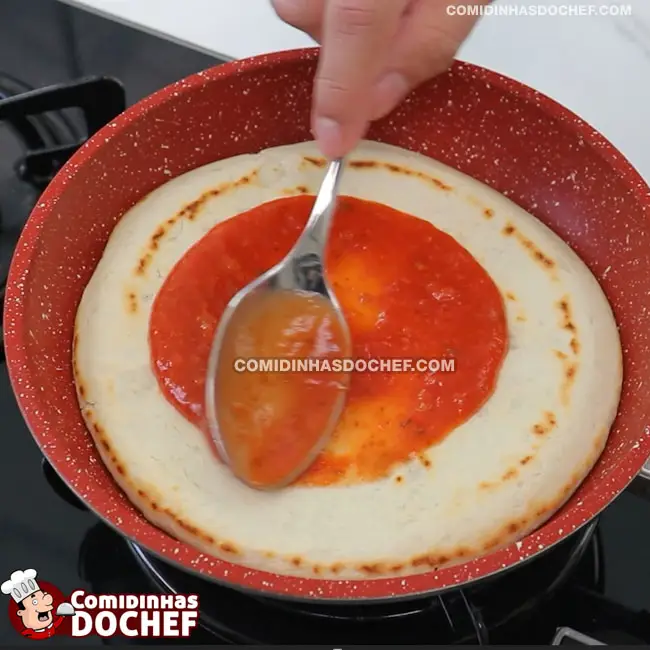 Pizza de Frigideira Para uma Pessoa - Passo 1