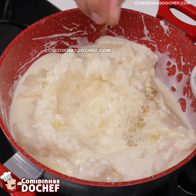 Purê de Aipim Cremoso com Creme de Leite - Passo 4