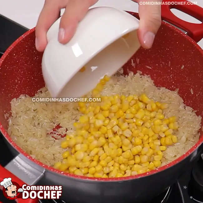 Arroz à Grega Simples e Fácil - Passo 3