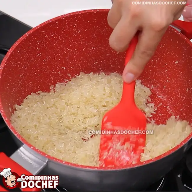 Arroz à Grega com Cenoura - Passo 3