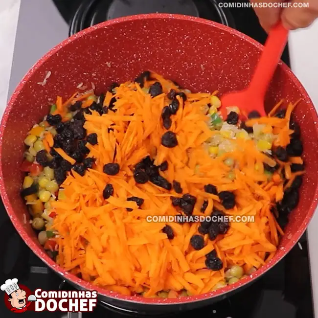 Arroz à Grega com Cenoura - Passo 6