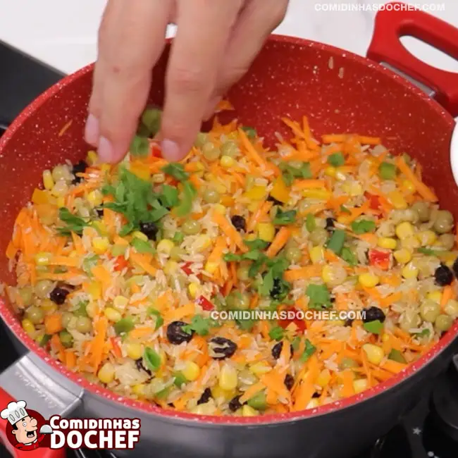 Arroz à Grega com Cenoura - Passo 7