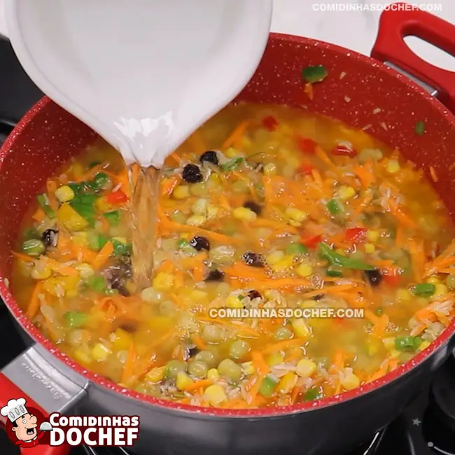 Arroz à Grega com Cenoura - Passo 8