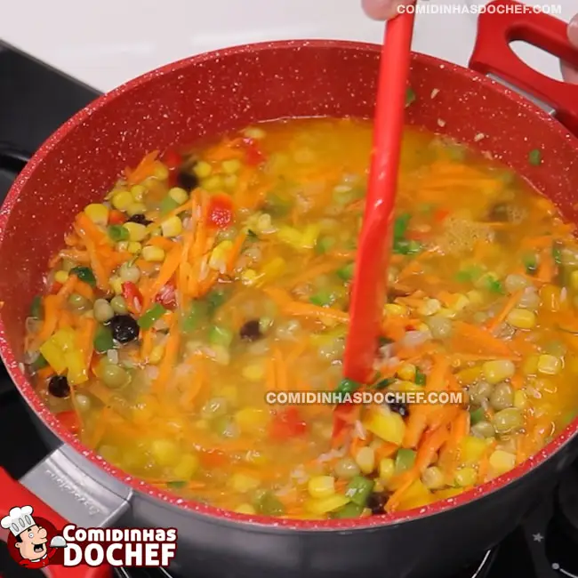 Arroz à Grega com Cenoura - Passo 9