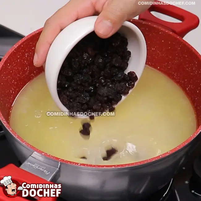Arroz com Passas Natalino - Passo 6