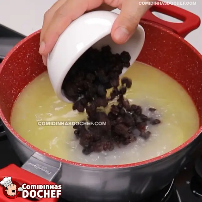 Arroz com Passas para o Natal - Passo 6