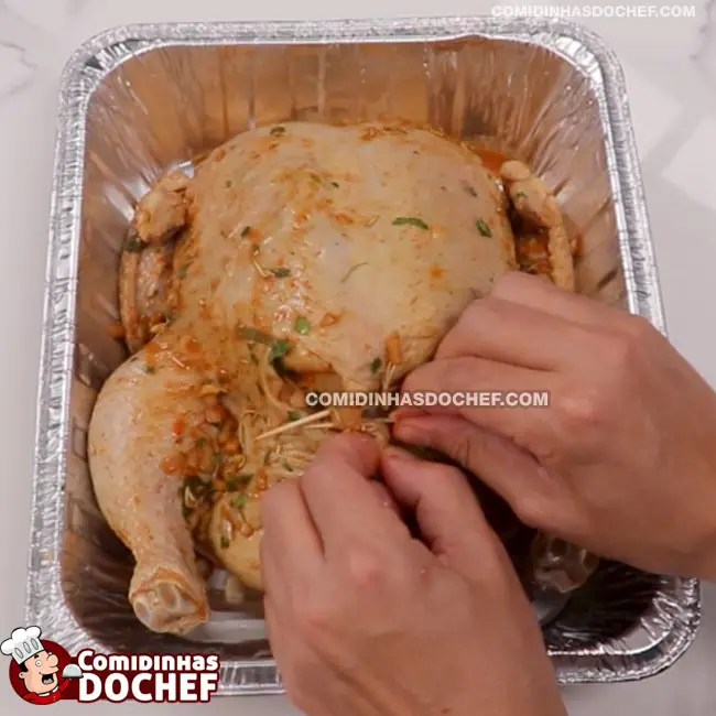 Como Assar Frango no Forno e Não Ficar Seco - Passo 2